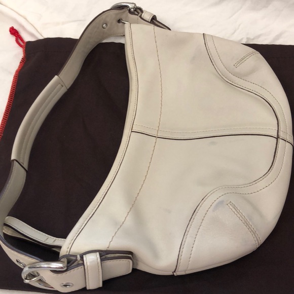 Authentic ivory leather Coach purse and wallet - Picture 3 of 9